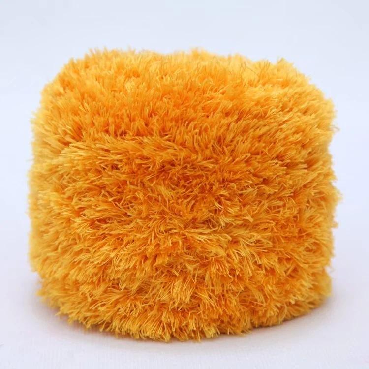 200g 3 Strands Crystal Fleece Coral Poke Embroidery Thread Towel DIY Knitting Material Bag Hand Sewn Mesh Bag Yarn Crocheting