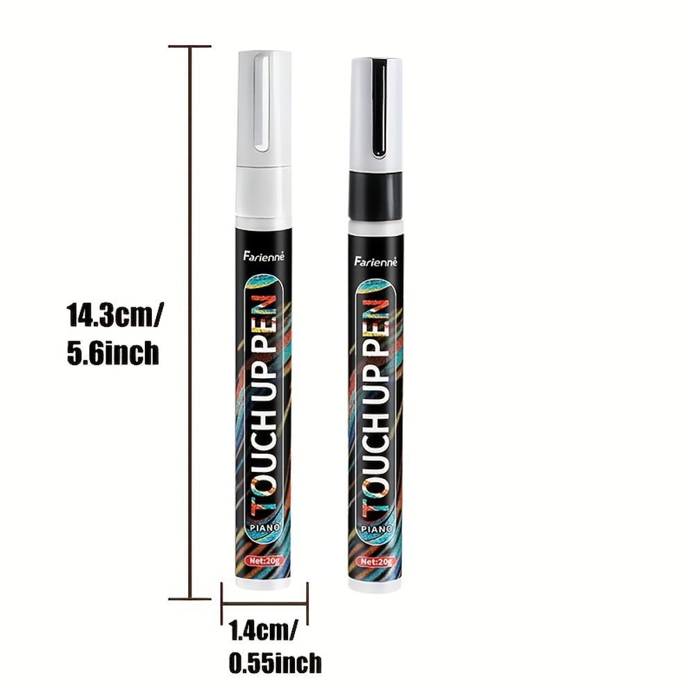 Professionell pianoreparationspenna för repor - Borttagare av repor & Färgrestaurerare för bättring, Enkel applicering för flygel/piano, Pianostämning