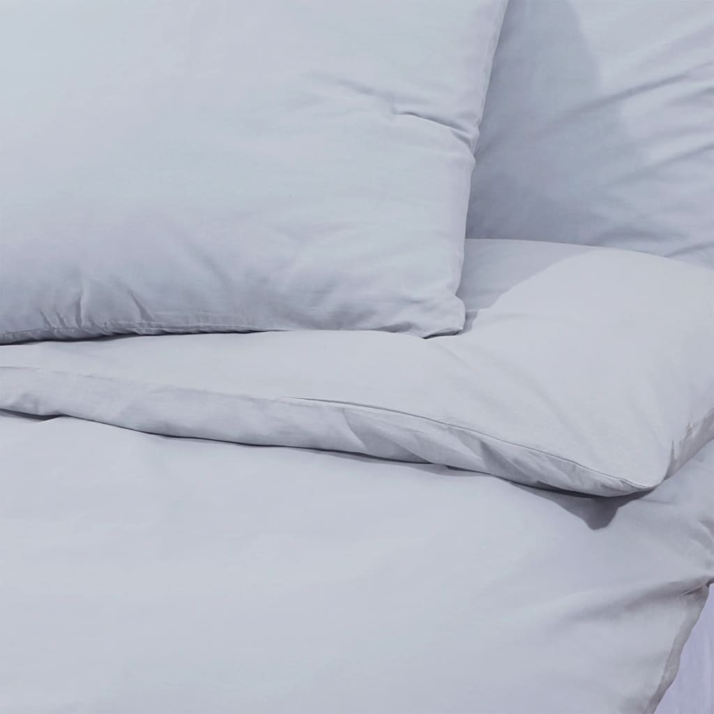 Bedding Set, Grey, 240X220 Cm, Cotton