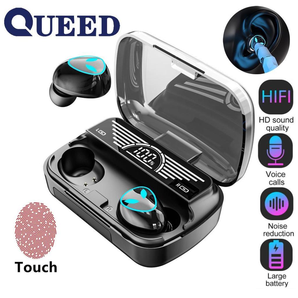 TWS Bluetooth Headset Vezeték nélküli Kétoldali Fülbe helyezhető Fülhallgató típusú Sport Headset