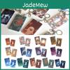 Charming Genshin Impact Keychain Pendant Card Holder With Unique Klee Mona Hutao Xiao Ganyu Sayu Ning Illustrations