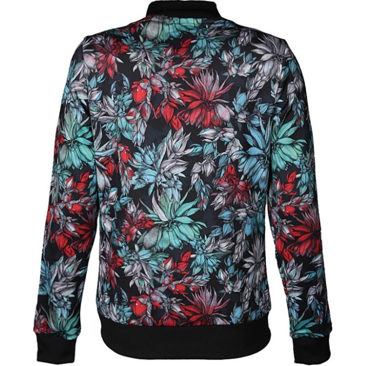 Adidas Neo Lifestyle Casual Series W Vday Bomber Sportovní pruhovaná bunda na zip Dámská bunda Černá CV7379