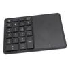 Wireless Numeric Keypad Professional 22 Keys Dual Modes Bluetooth 4.2 2.4G Wireless Number Pad with Touchpad for Laptop