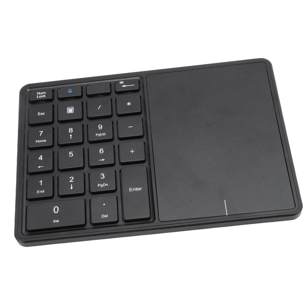 Wireless Numeric Keypad Professional 22 Keys Dual Modes Bluetooth 4.2 2.4G Wireless Number Pad with Touchpad for Laptop