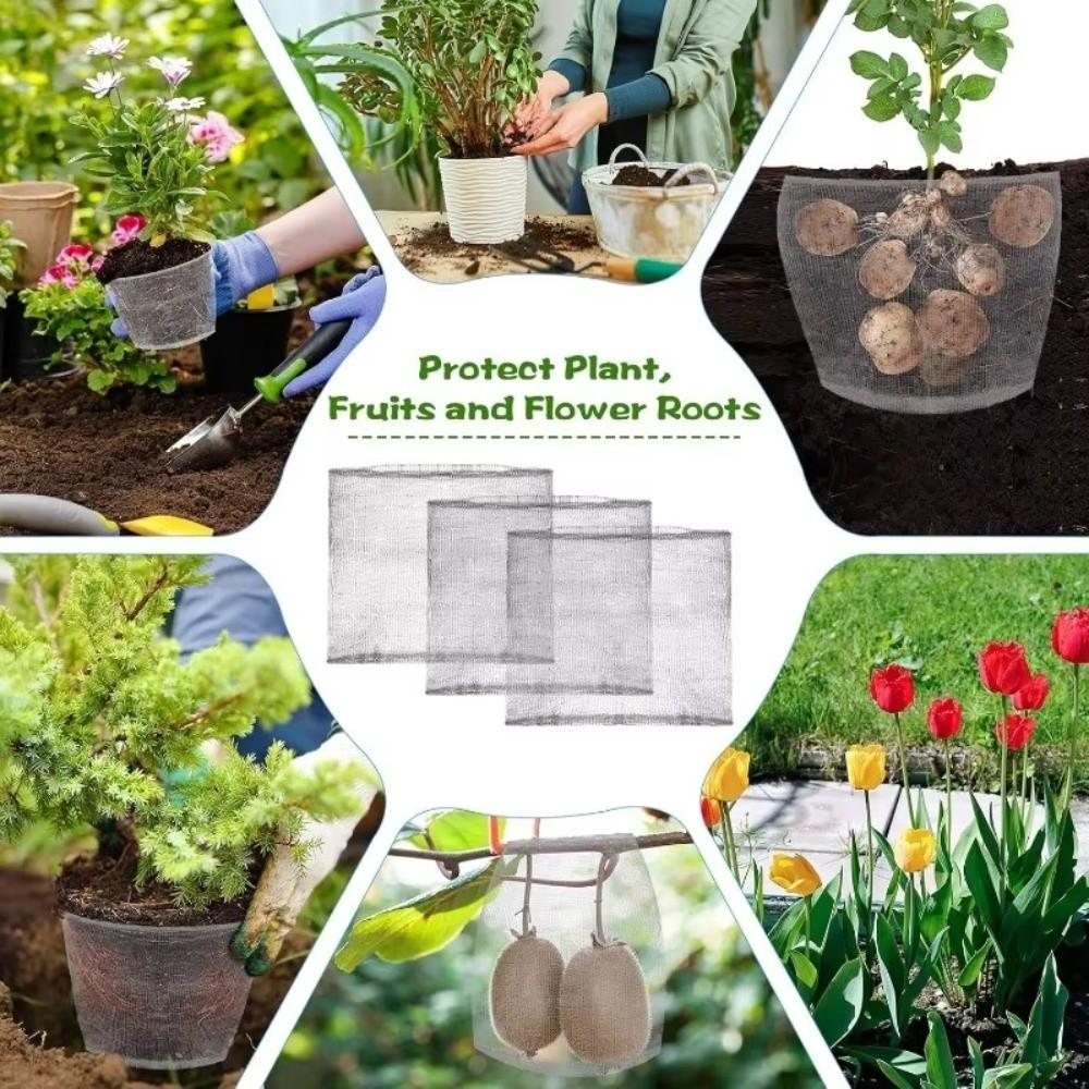 Rat Prevention Plant Root Protection Cover Protective Mesh Bag  Flower Bulbs Protection