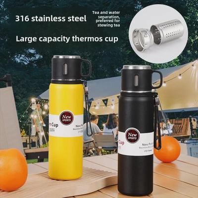 316 Stainless Steel Large Capacity Thermos Cup - Portable Outdoor Sports Kettle