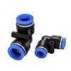 50/100/500/1000Pcs Pneumatic fitting PV pipe gas connectors direct thrust 4 to 12mm plastic hose quick couplings