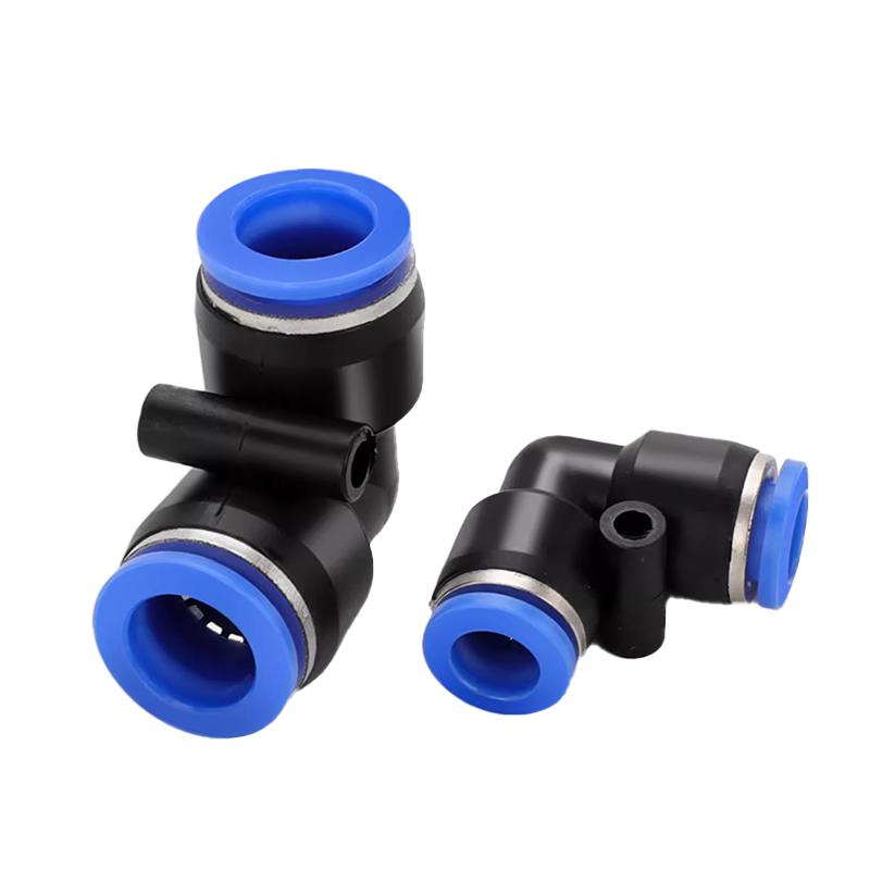 50/100/500/1000Pcs Pneumatic fitting PV pipe gas connectors direct thrust 4 to 12mm plastic hose quick couplings