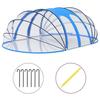 VidaXL Oval Pool Dome Pool Cover Pool Pavilion Pool Tent Outdoor Garden Backyard 92796