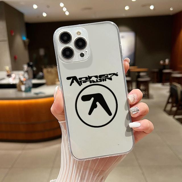 Aphex Twin Phone Case For iPhone 15 14 13 12 11 Mini Pro Max X XR XSMax 6S 6 7 8 Plus SE20 Transparent Cover