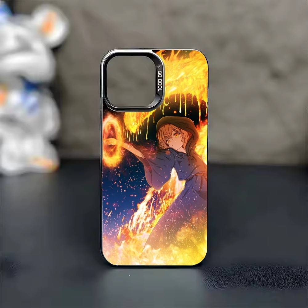 s-Silent Witch M-Monica Phone Case For iPhone 17,16,15,14,13,12,11,Pro Max,Plus Candy Silver Cover