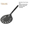 6-Inch Round Pizza Turning Peel Long Handle Non-stick Lightweight Perforated Anodized Aluminum Alloy Homemade Pizza Turner Spinner Spatula Kitchen