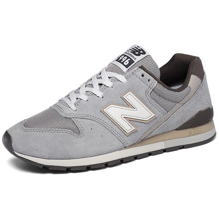 New Balance Nb 996 Comfortable Sports Fabric Leather Low Top Marathon Running Shoes Unisex sneaker Gray CM996KW2