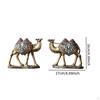 2 Camel Resin Figurines, Funny Animal Decorative Sculpture, Desktop Decor for Party, Shelf,