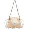 Textured handbag 2025 new high-end simple fashion portable messenger bag niche temperament trendy women's bag