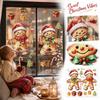 Christmas Window Clings, Electrostatic Glass Stickers for Holiday Window Decorations