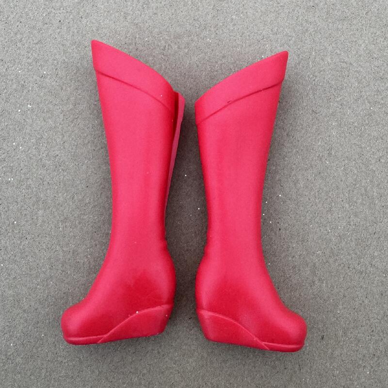 1/6 Doll Shoes Long Boots For Feet About 3.4cm Wonder Lady Doll Decors Girl Collection Toys DIY Playing Doll Accessories Shoes