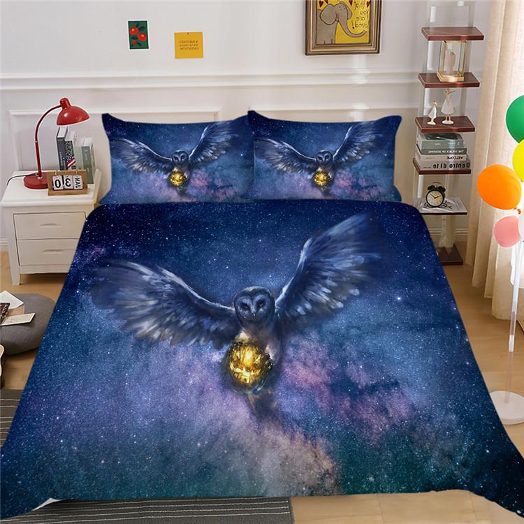 Shopify Can Star Animal Digital Printing Polyester Bedding Two Three Piece Set