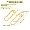 11/6pcs Cute Pen Clip Bookmarks - Fun Shaped Paper Clips for School Supplies, Pencil Case & Planner Accessories ( Heart-Shaped)