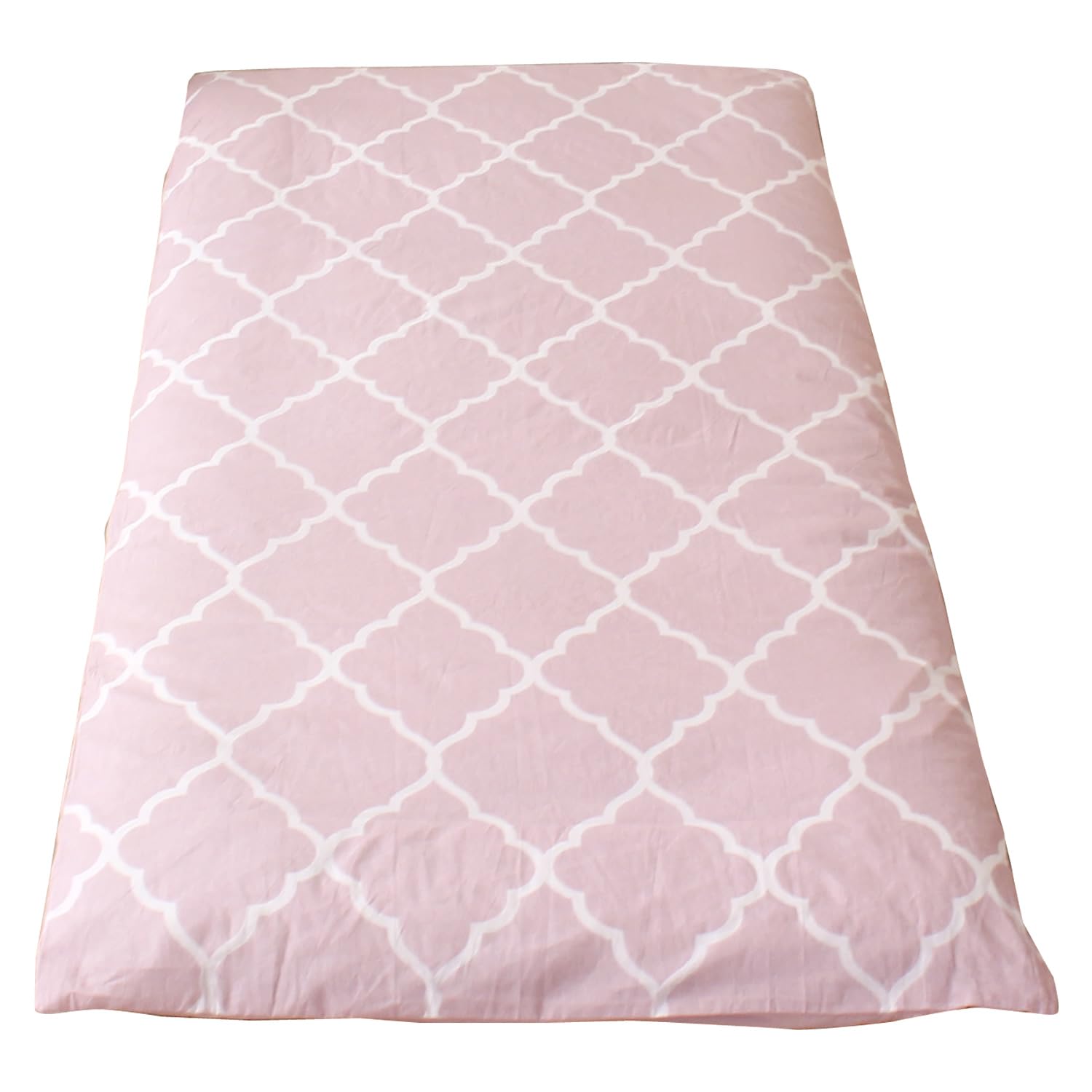 

Merry Night Anfa Futon Cover, Grayish Pink, Single Long, Approx. 105 x 215 cm, 100% Cotton, Moisture-Wicking, Breathable, Natural Materials, Comfort