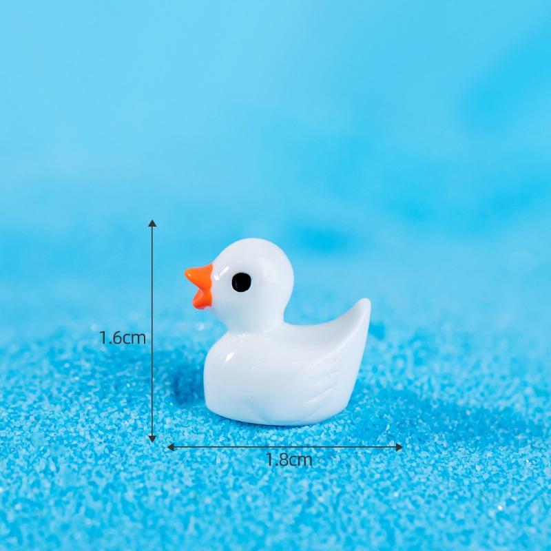 Little Yellow Duck Figurines Moss Micro-landscapesMiniature Ornaments Decorative Accessories Resin Handicrafts