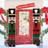 Nutcracker Merry Christmas Decorations Outdoor Xmas Decor Life Size Soldier Model Nutcracker Banners