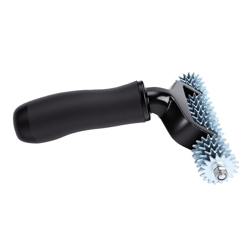 Carpet Pile Roller No Heat Ergonomic Non Slip Handle Star Wheel Carpet Seam Roller Black