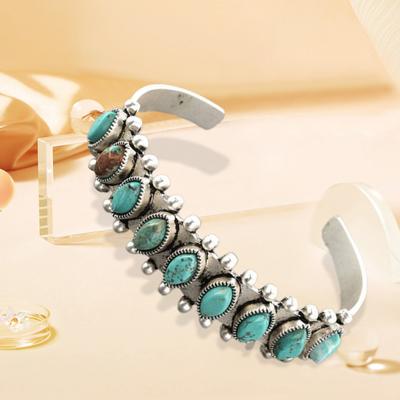Yousheng Women Bracelet Delicate Engrave Electroplating Unfading Opening Aesthetic Decorate Personality Bohemian Open Bangle Bracelet Jewelry