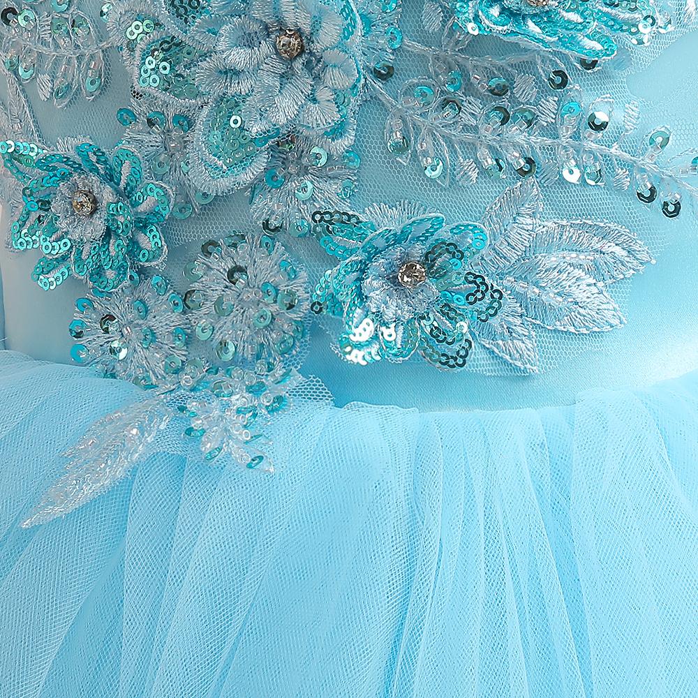 Fluffy Lace Princess Girls Dress Birthday Kids Party Evening Dresses For Girls Costume Bow Wedding Bridemaid Summer Clothes