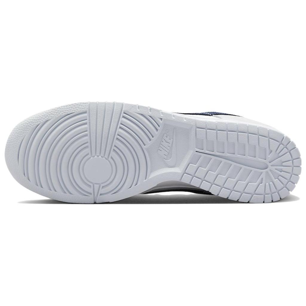 New Nike Dunk Low White Grey Navy Aqua Mini Swoosh FJ4227-001