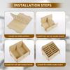 Wood Cell Phone Holder Solid Phone Storage Box Versatile Phone Holder Desktop Organizer Easy to Install Phone Management Storage