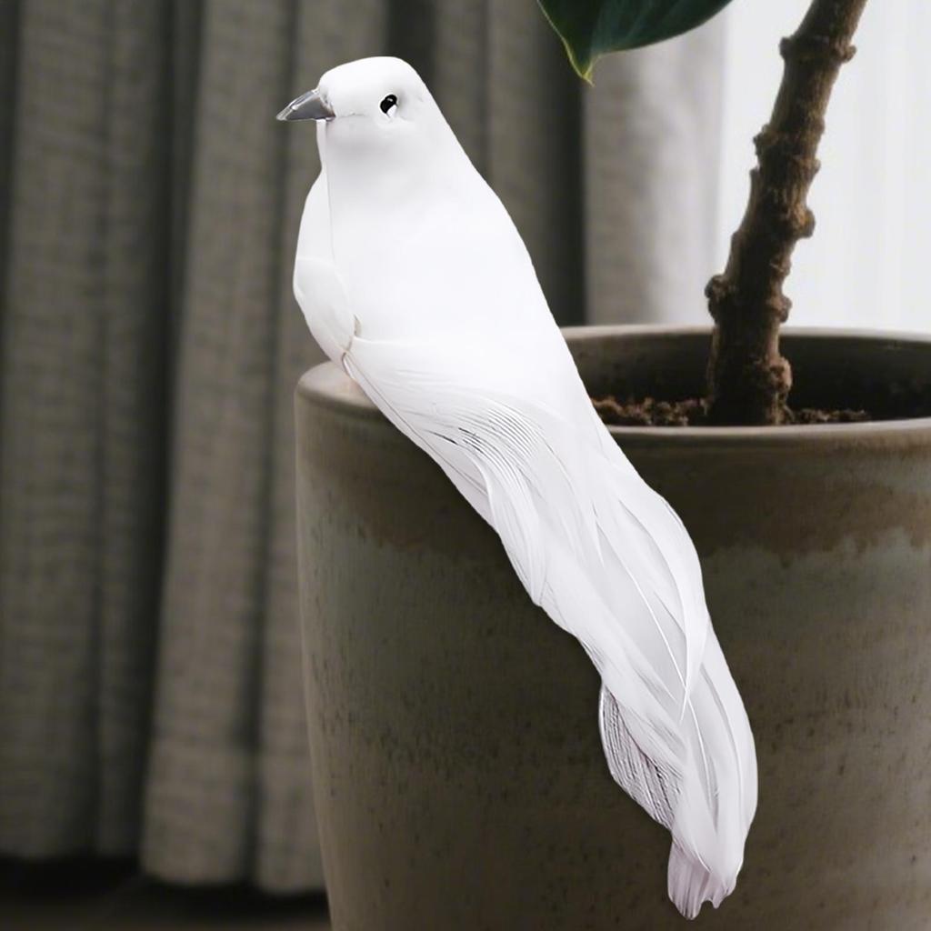 Artificial Birds for Outdoors Christmas Wedding Decoration Decorative Fake Birds for Home Decor Enthusiasts Study Bedroom Living