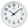 Clock Wall Clock, Automatic Illumination, Radio Controlled, Analog, Visible Even At Night, Fine Light NEO, White Pearl KX233W