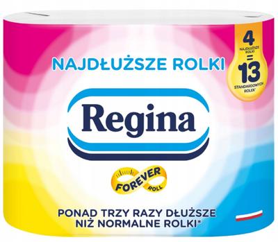 Regina Toaletní papír 4 role velké role účinný a bez vůně
