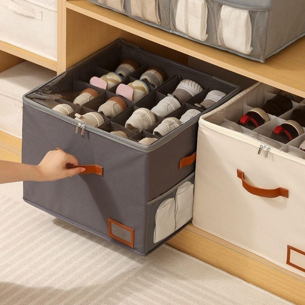 Large Capacity Shoe Storage Containers Oxford Cloth Cabinet Drawer Organizer  for Home