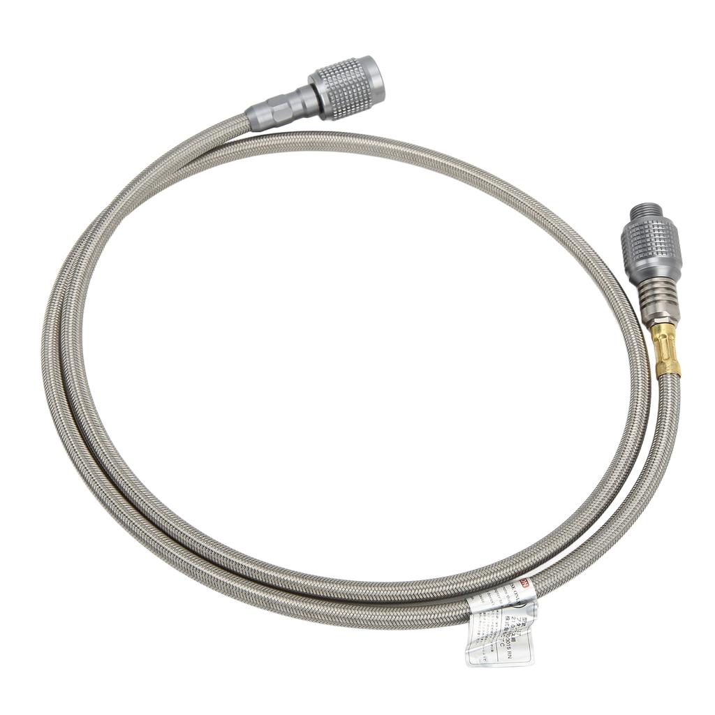 Gas Hose High Temperature Resistance Flexible Stainless Steel Propane Adapter Hose for Outdoor Camping