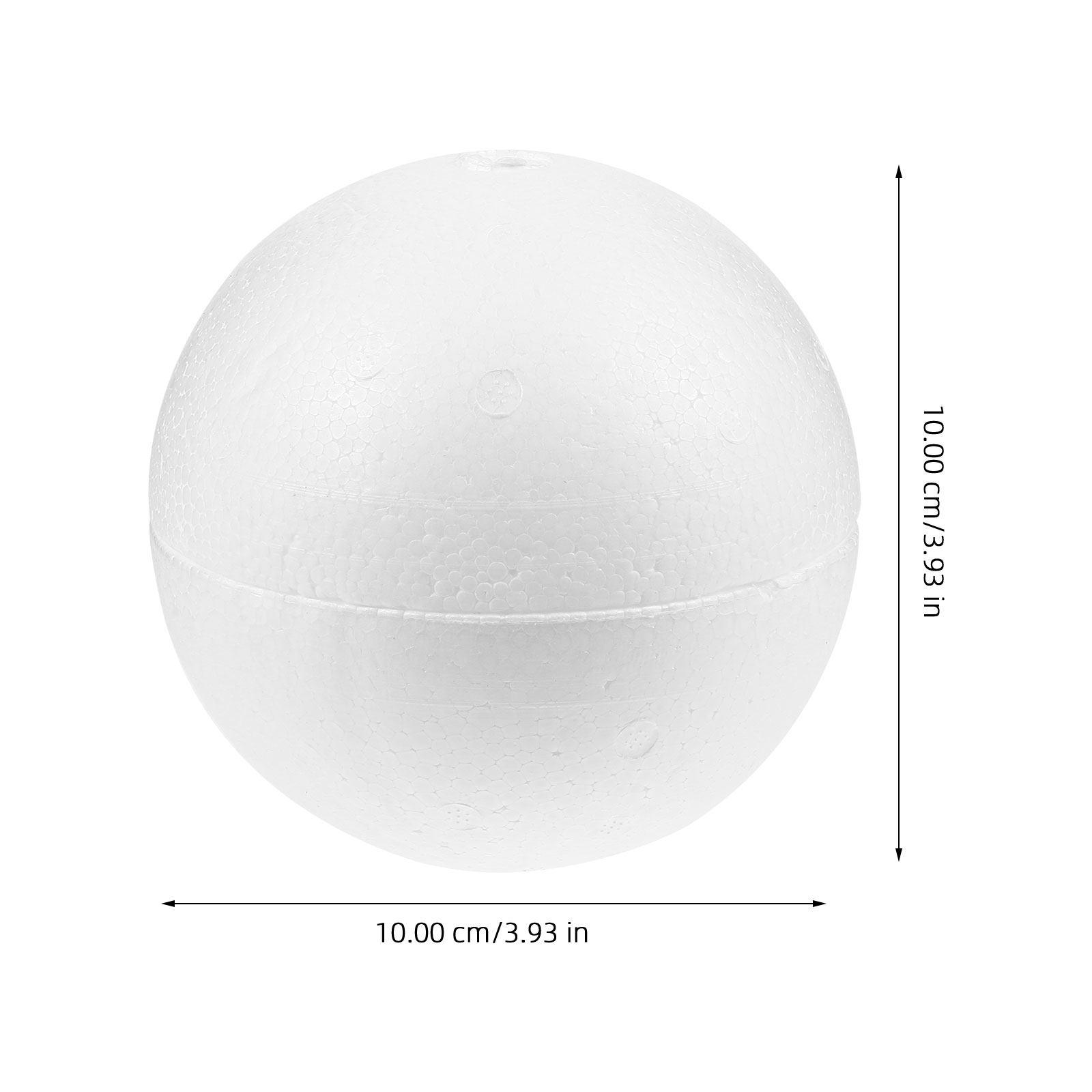 

2Pcs Round Hollow Foam Balls 20Cm High Quality Polystyrene DIY Craft Spheres for School Projects Science Decor Window Door 10X10X10CM
