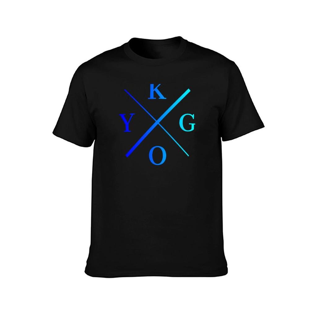 Kygo gesättigter Himmel T-Shirt Sommerhemd Anime Kleidung Baggy Shirts Croswit Shirt Mann Übergröße Herrenbekleidung
