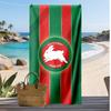 South Sydney Rabbitohs Print Beach Towel Soft Portable Quick?dry Towel For Pool Summer Vacation Outdoor Sport