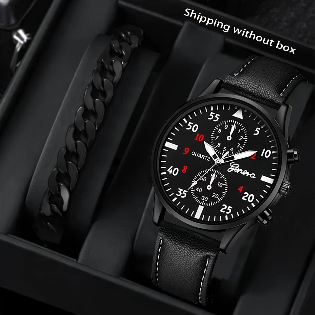 Watch Accessories Five-Piece Men S Watch Steel Belt Men S Quartz Watch