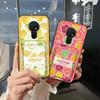 Protective Dirt-resistant Phone Case For Nokia 6.2/7.2 TPU Silicone Cute Back Cover Graffiti Durable Anti-knock Card Bag