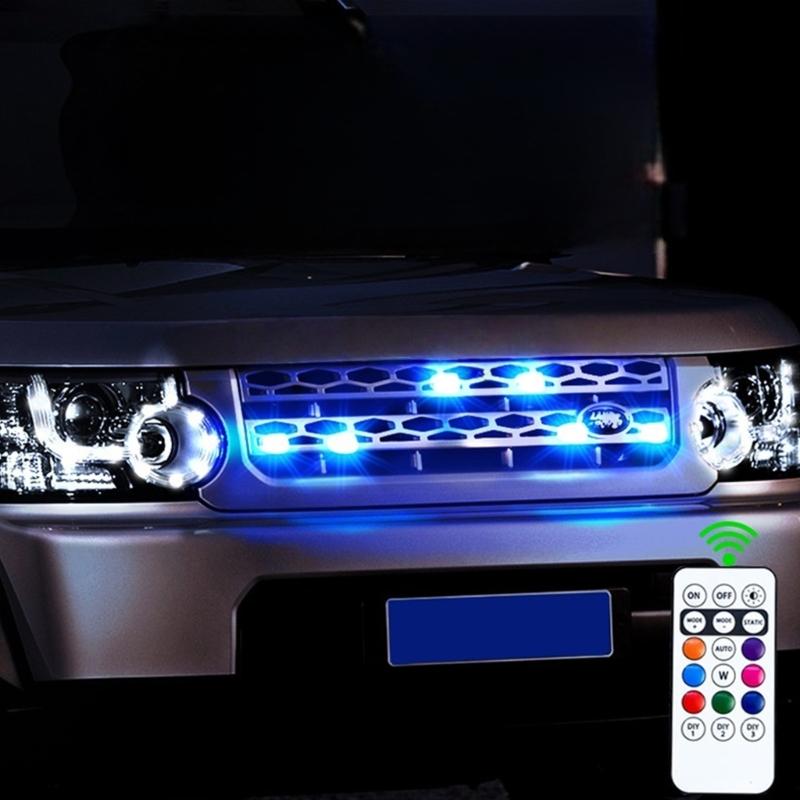 Remote Control Wireless LED Strobe Light USB Charging LED Emergency Warning Light for Car Motorcycle Aircraft Bike