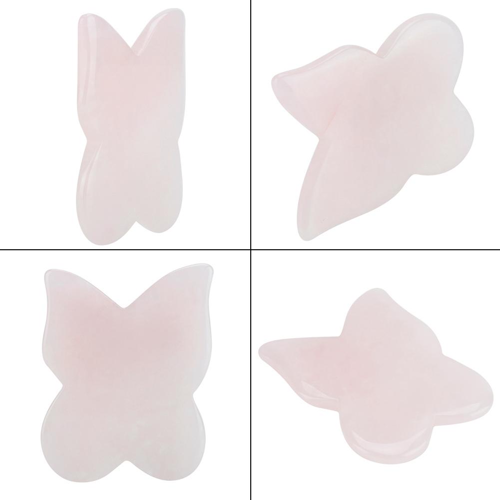 

Натуральный розовый кварцевый кристалл лечебный массажный камень скраб пластина