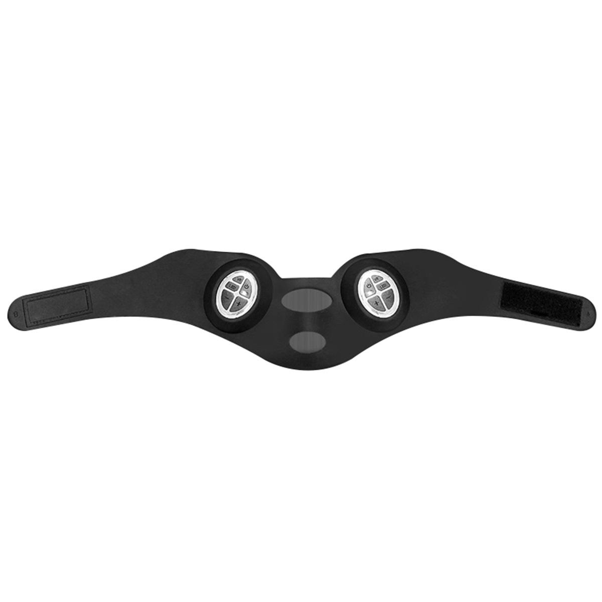 Microcurrent facial lifting mask, V-shaped lightweight covering, beauty shaping instrument, facial masseur 1PCS чёрный