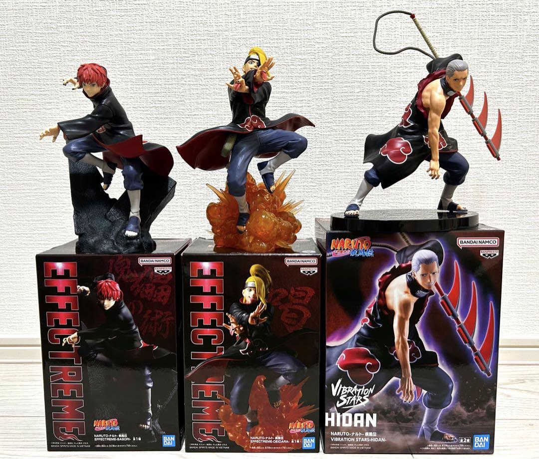 

[USED] Naruto Deidara Sasori Hidan figures