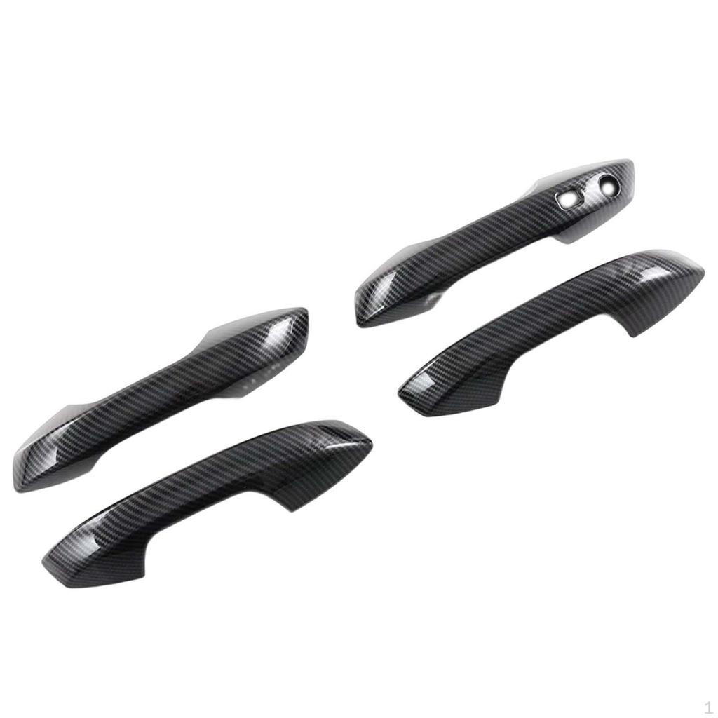 4 Pieces Car handle for doors Cover Accessories Decorative Scratch Guard Modification Easy to