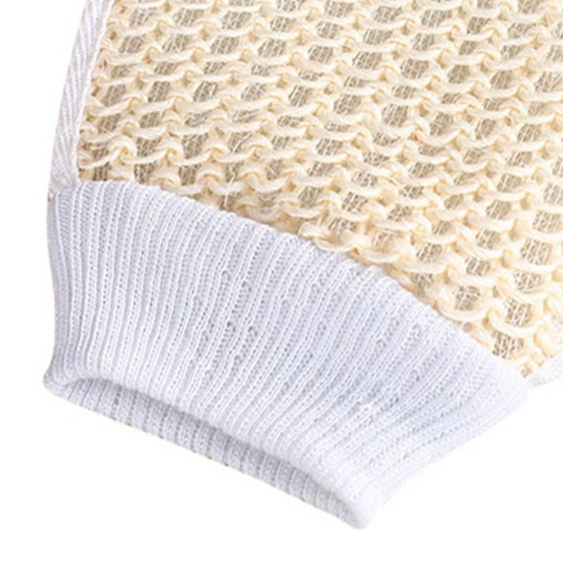 Friendly Bath Exfoliator Gloves Soft Sisal Fiber For Sensitives Skin Gentle Cleansings And Body Care