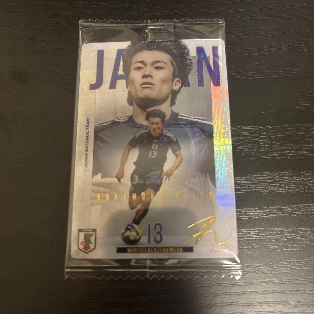 Used Keito Nakamura Japan Soccer National Team Twin Wafer Trading Card
