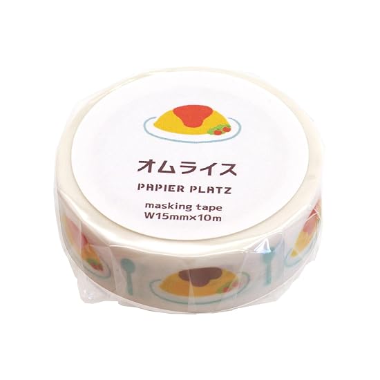Papier Platz Masking Tape Okawarimasute Omurice 72-005 B0D7BQ78Z7