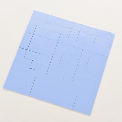 100Pcs 10X10X1Mm Silicon Chip Thermal Pad Heatsink Conductive Insulation Paste